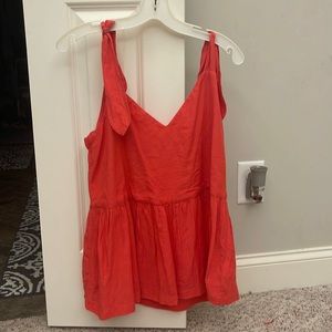 Gap Shoulder Tie Tank